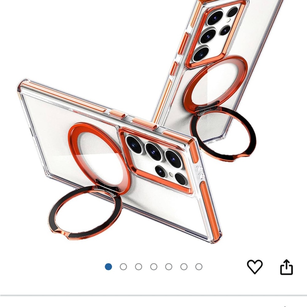 Galaxy S24 ultra Phone Case with Ring Holder